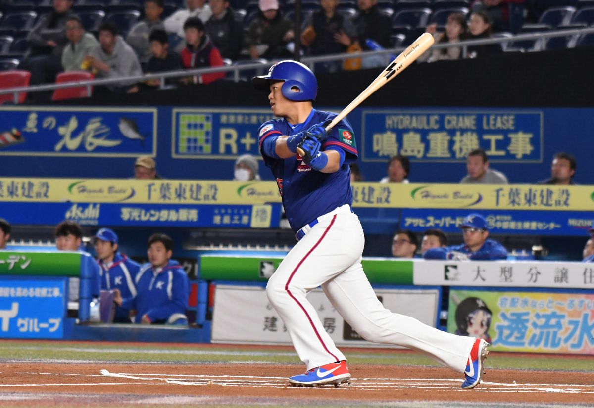 ▲世界棒球12強中華隊外野手胡金龍。（圖／記者葉政勳攝 ）