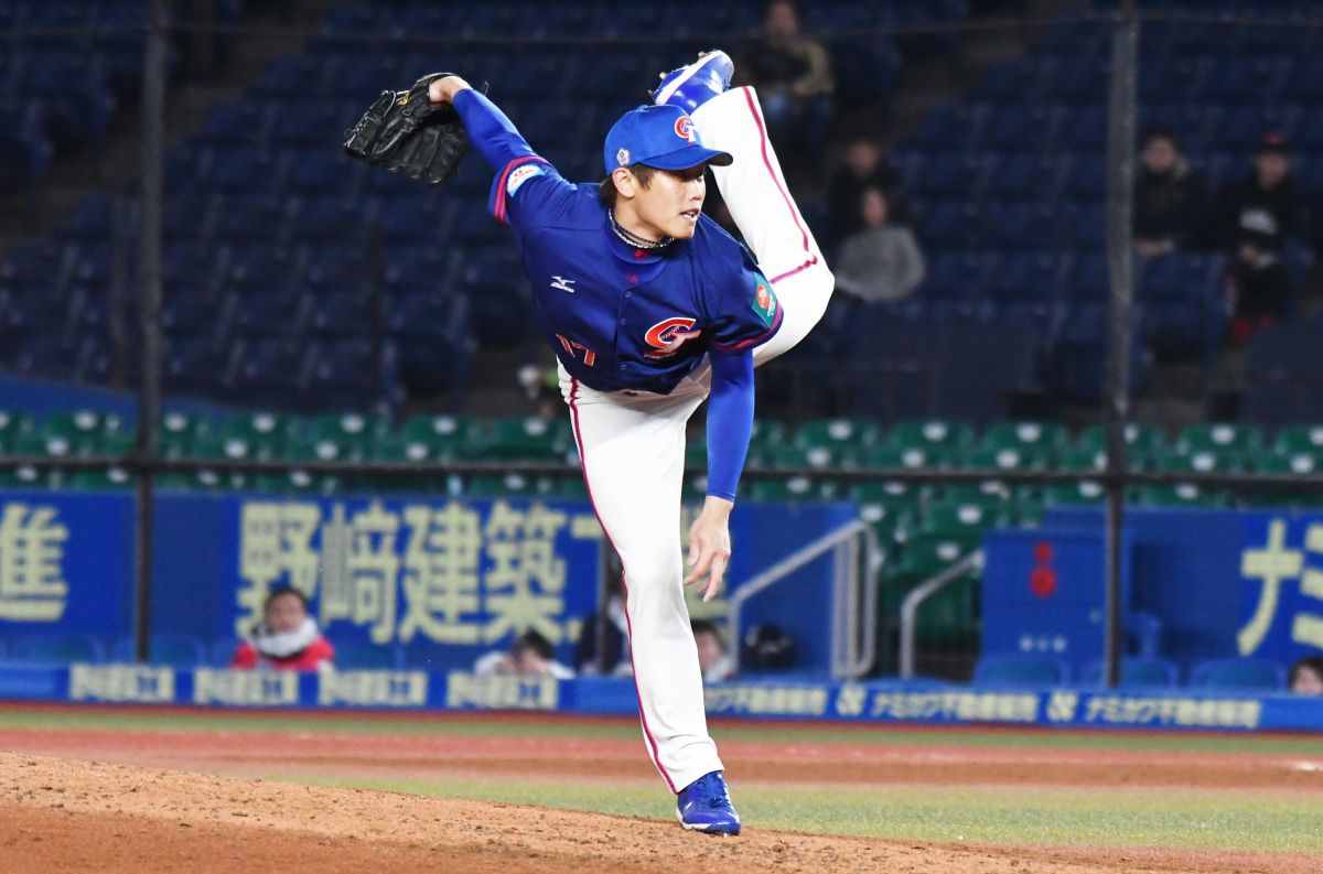 中華隊投手陳冠宇。（圖／記者葉政勳攝）
