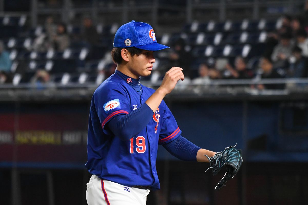 ▲世界棒球12強中華隊先發投手張奕。（圖／記者葉政勳攝 ）