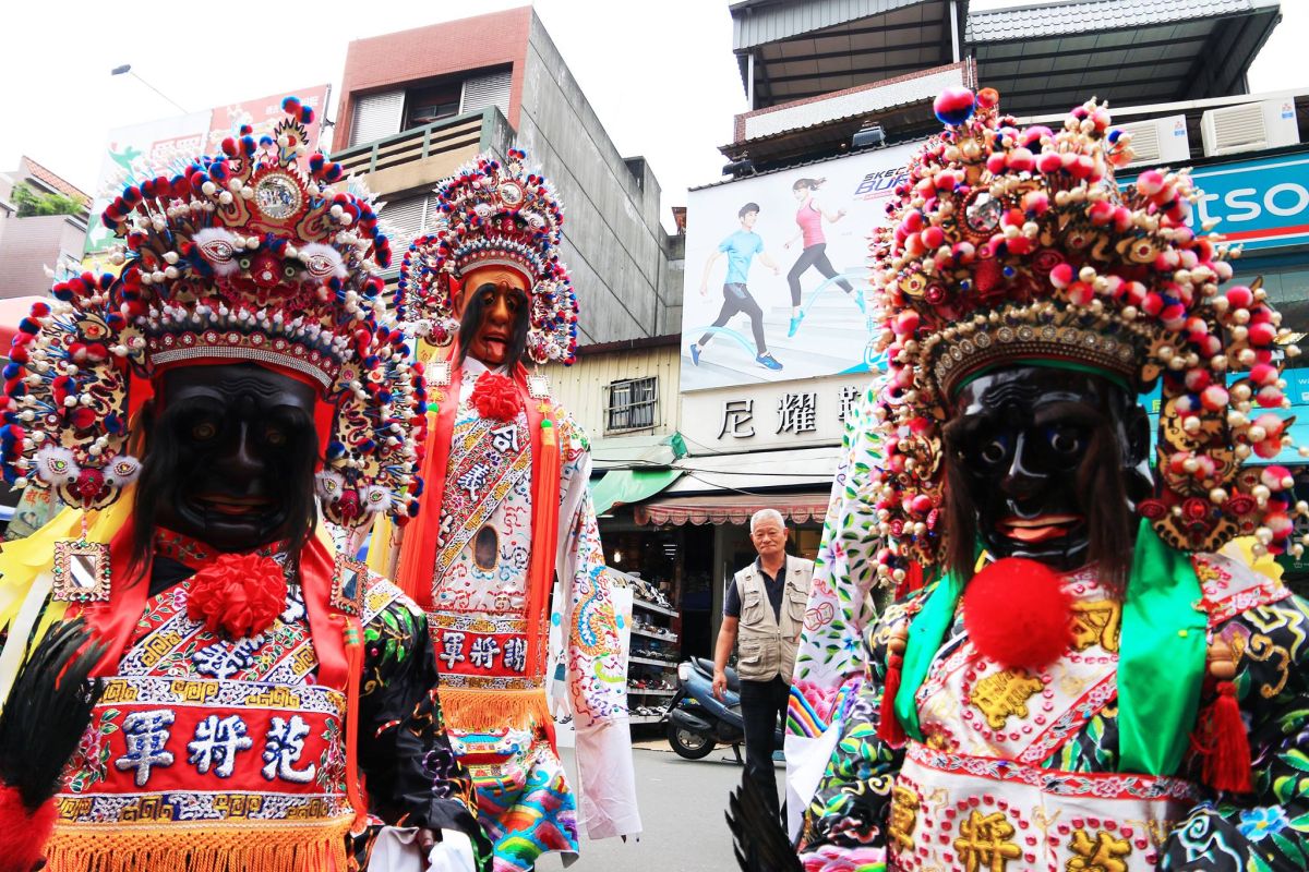謝范將軍面惡心善。（圖／翻攝自蘆洲合義社粉專）