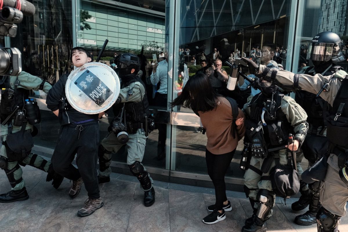 ▲香港抗爭越演越烈。（圖／翻攝自香港 01 ）