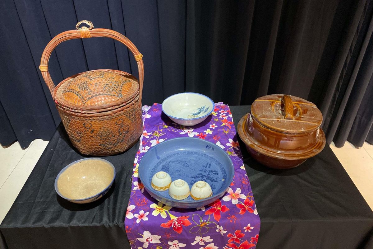 ▲新庄老物間－崙背鄉新庄社區暨陽明國小古物收藏聯展。（圖／記者洪佳伶攝，2019.11.13）