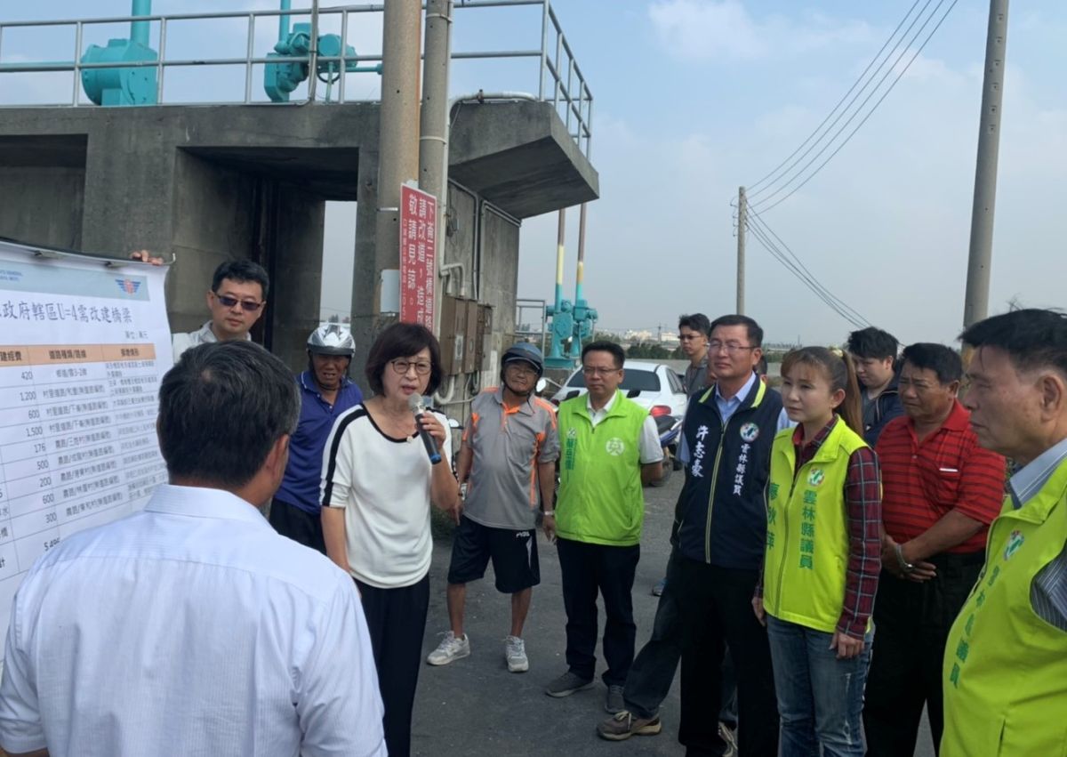 ▲蘇治芬向民眾轉達院長蘇貞昌不分橋梁權責，只要是全台灣的危橋，中央皆全額補助。（圖／記者蘇榮泉攝，2019.11.13）