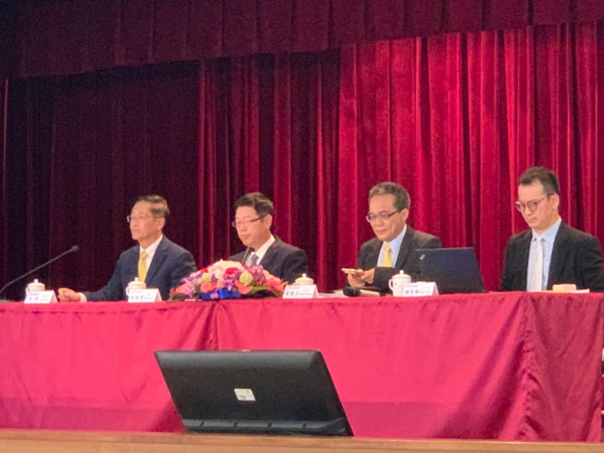 ▲鴻海今（13）日舉行法說會，鴻海指出，將進行3階段的轉型，拚未來3到5年毛利率達10%。（圖／記者許家禎攝，2019.11.13）