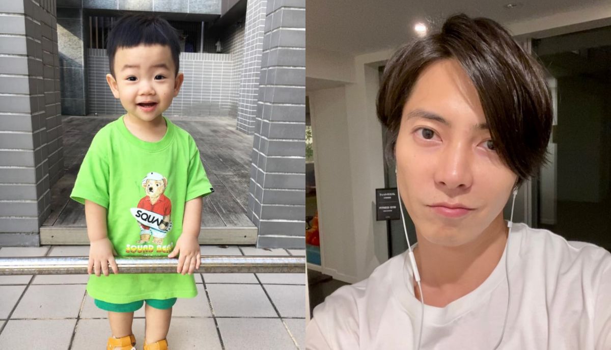 ▲蔡桃貴叫山下智久「把拔」。（圖／山下智久IG、二伯臉書）
