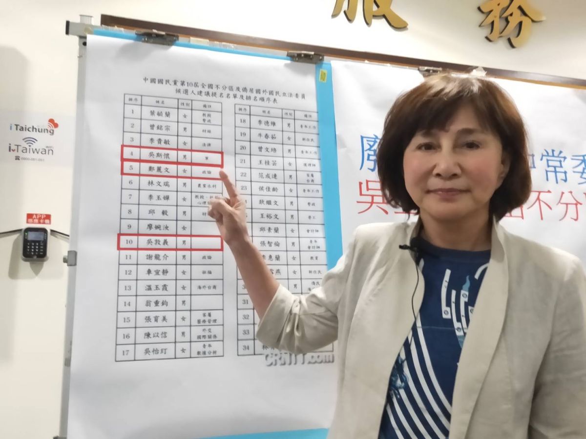 ▲立委參選人黃馨慧呼籲，吳敦義主席能夠果決廢除萬年中常委、退出不分區名單。 (圖／柳榮俊攝2019.11.14)
