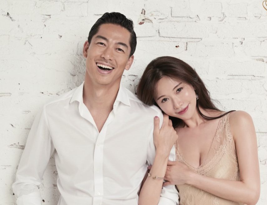 ▲林志玲與Akira結婚。(圖/林志玲工作室提供)