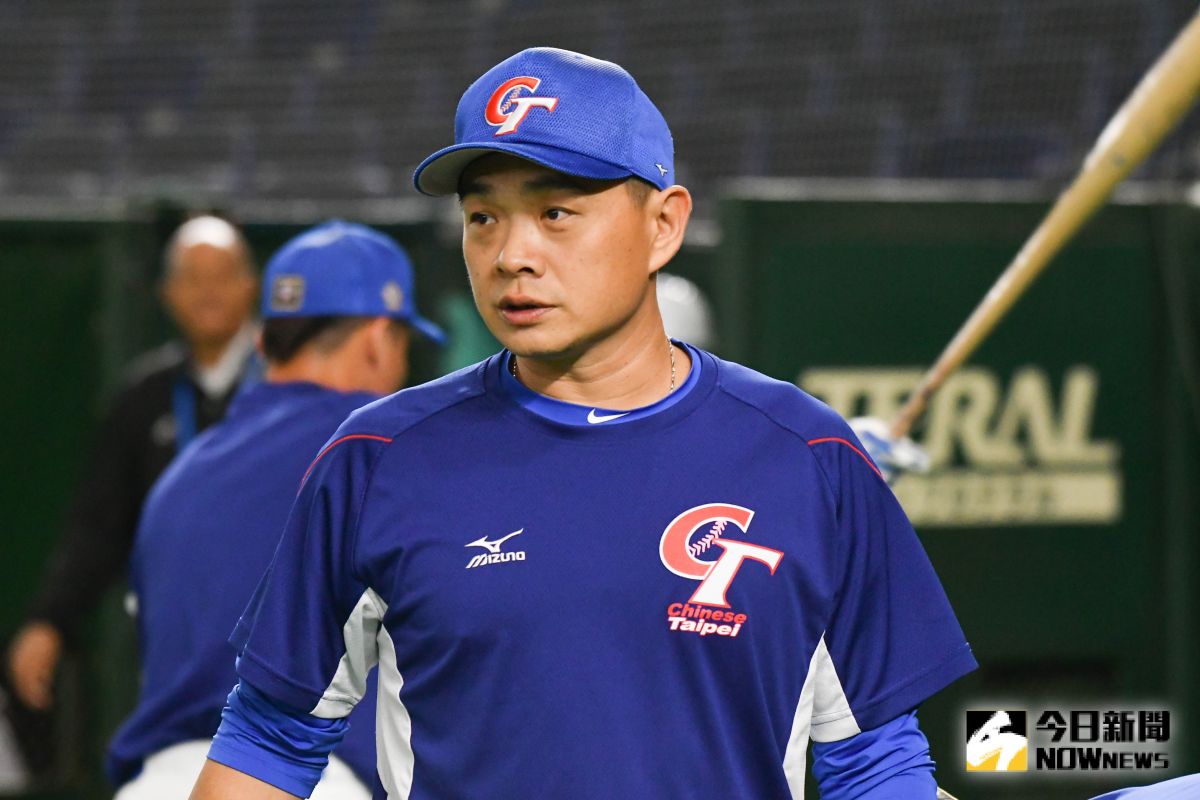 ▲世界棒球12強，中華隊vs.美國隊。中華隊打擊助理教練彭政閔。（圖／記者葉政勳攝 , 2019.11.15）