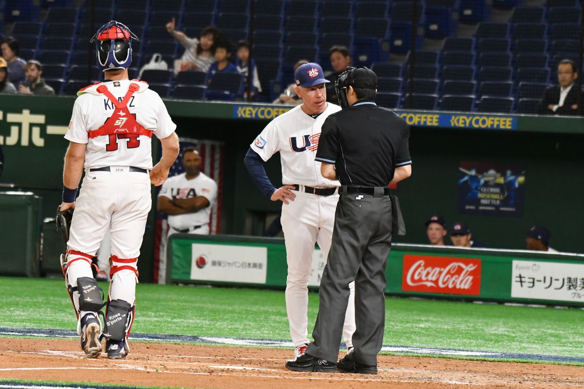 美國隊總教練Scott Brosius。（圖／葉政勳攝）