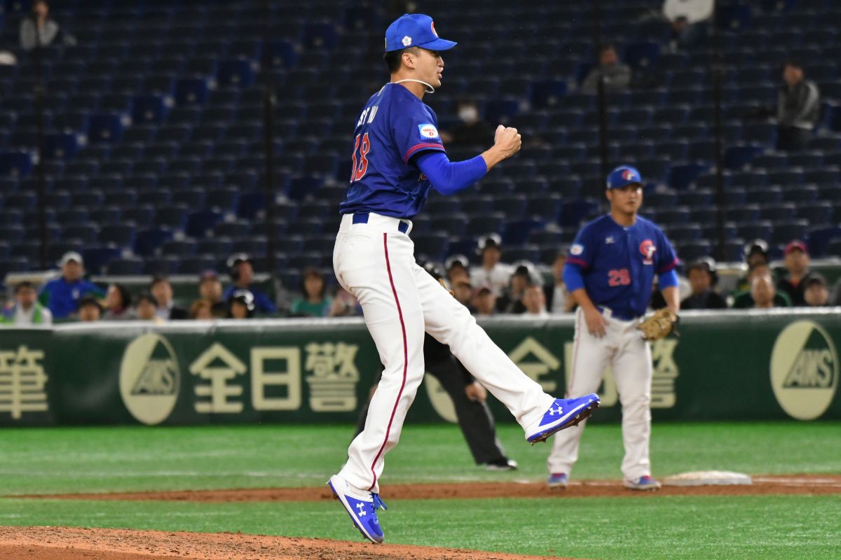 中華隊先發投手吳昇峰。（圖／葉政勳攝）