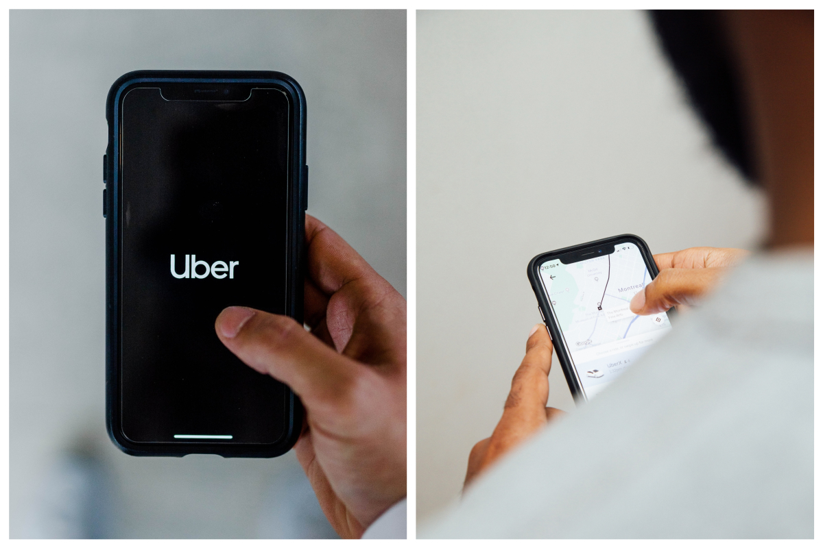 ▲ Uber 司機收到女乘客的求救訊息。（合成圖，非當事人／取自 Unsplash ）