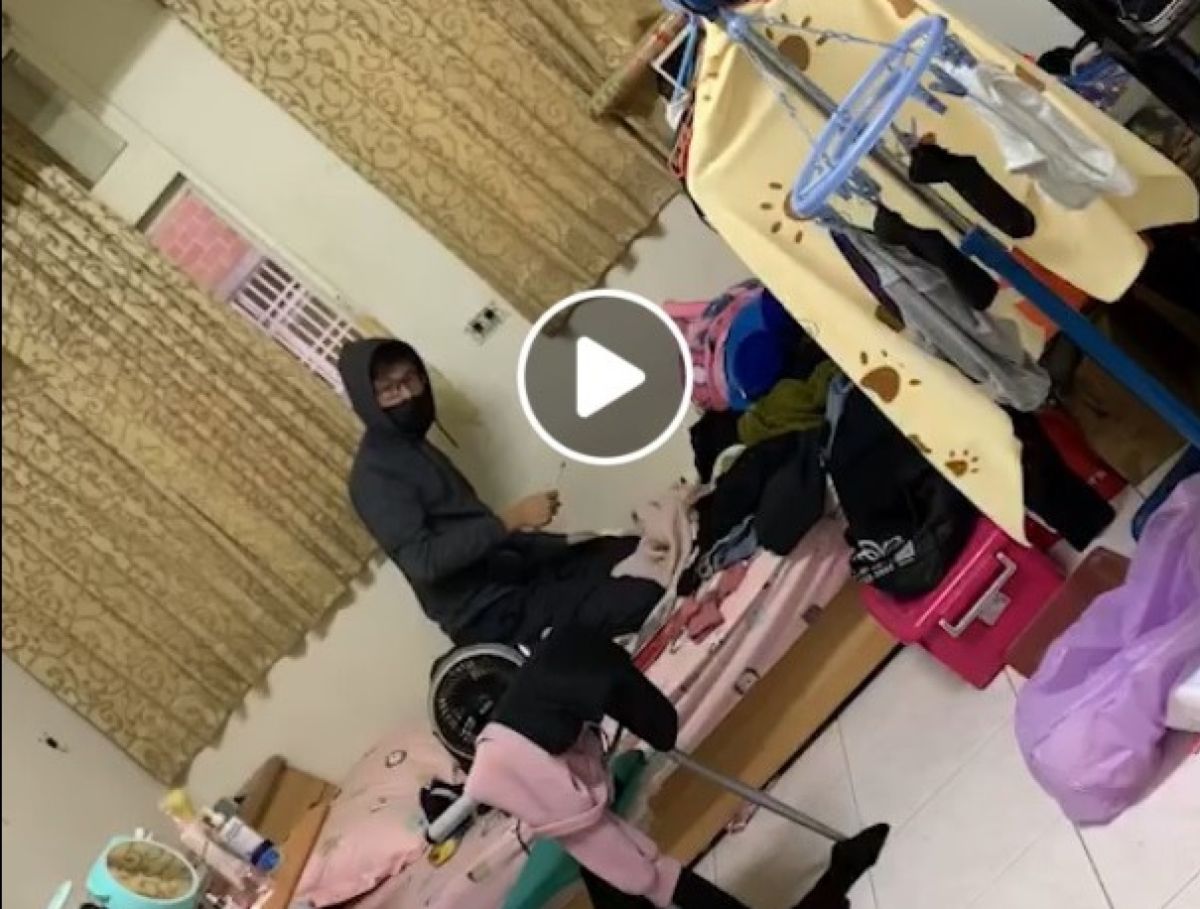 ▲學生租屋處日前發生侵入偷裝針孔攝影機案。（圖／記者蘇榮泉翻攝，2019.11.15）