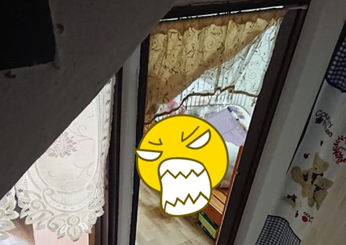 ▲工人自作主張的行為讓女網友傻眼。（圖／爆料公社）