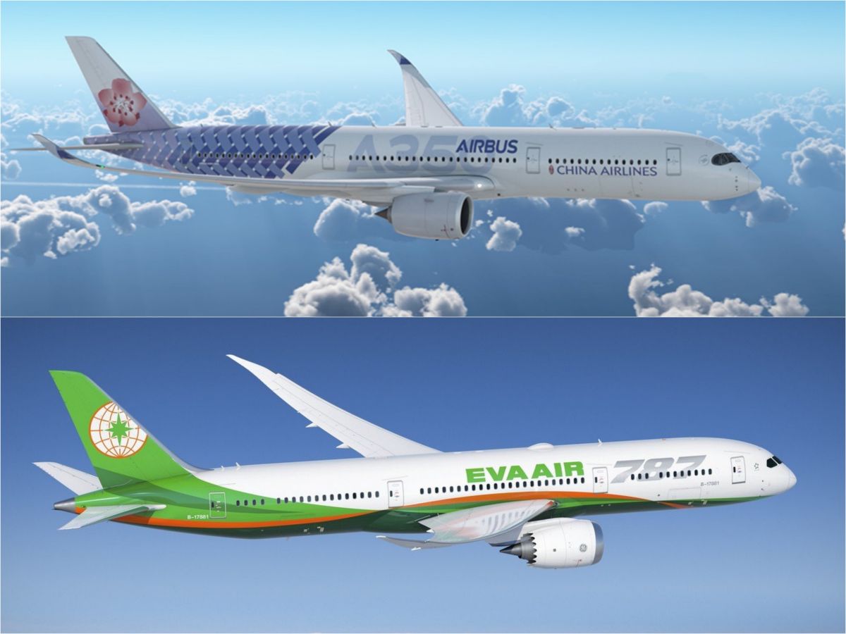 ▲航空乘客體驗協會公布今年五星級最高榮譽獎，國籍的中華航空及長榮航空通通榜上有名。（圖／中華航空,長榮航空）