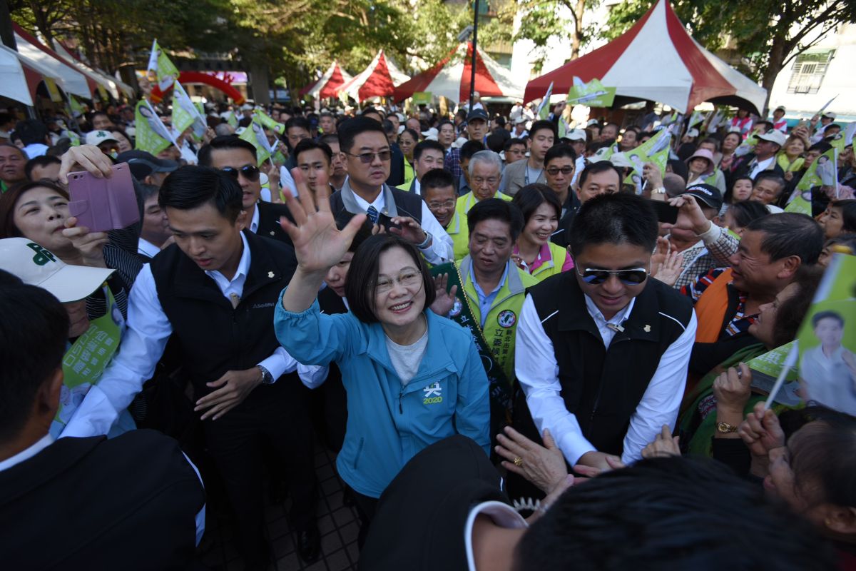 ▲蔡英文總統力求連任，全省跑透透。（圖／蔡英文競選辦公室提供）
