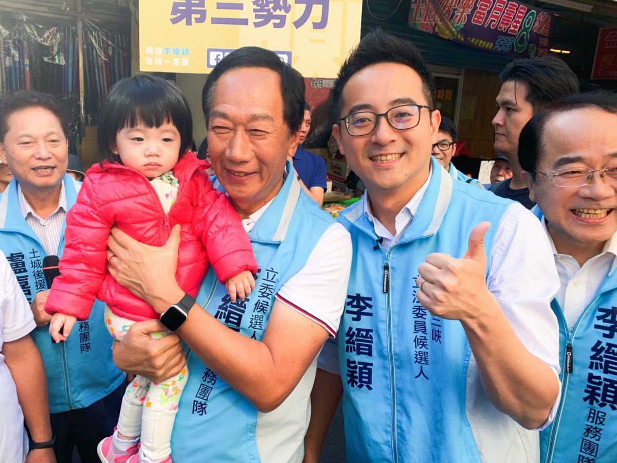 ▲李縉穎今天希望把郭台銘帶進人群、聽聽基層市場民眾的聲音。（圖／記者宋原彰攝，2019.11.16）