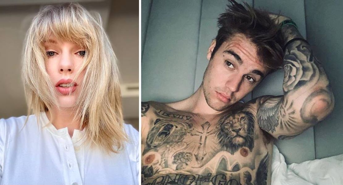 ▲泰勒絲（左）槓上小賈斯汀。（圖／翻攝臉書）