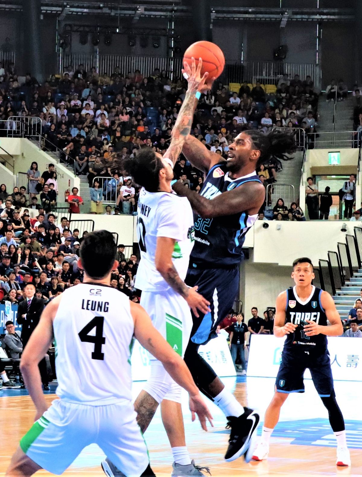 ▲ABL開幕戰富邦勇士出戰澳門黑熊，富邦洋將梅奧(O.J. Mayo)。（圖／鍾東穎攝 ,2019.11.16）