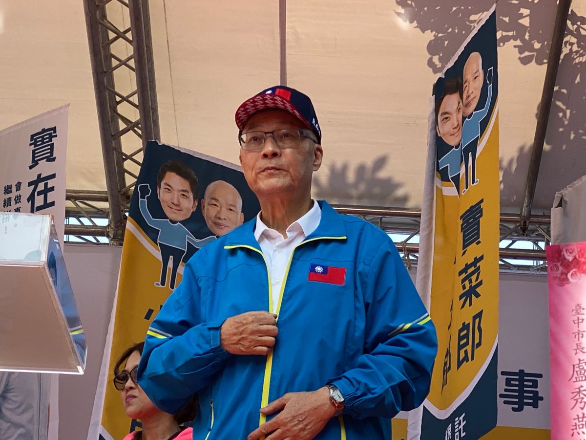 ▲國民黨不分區立委名單引起爭議，主席吳敦義遭連番炮轟。（圖／記者朱啟瑜攝, 2019.11.17）