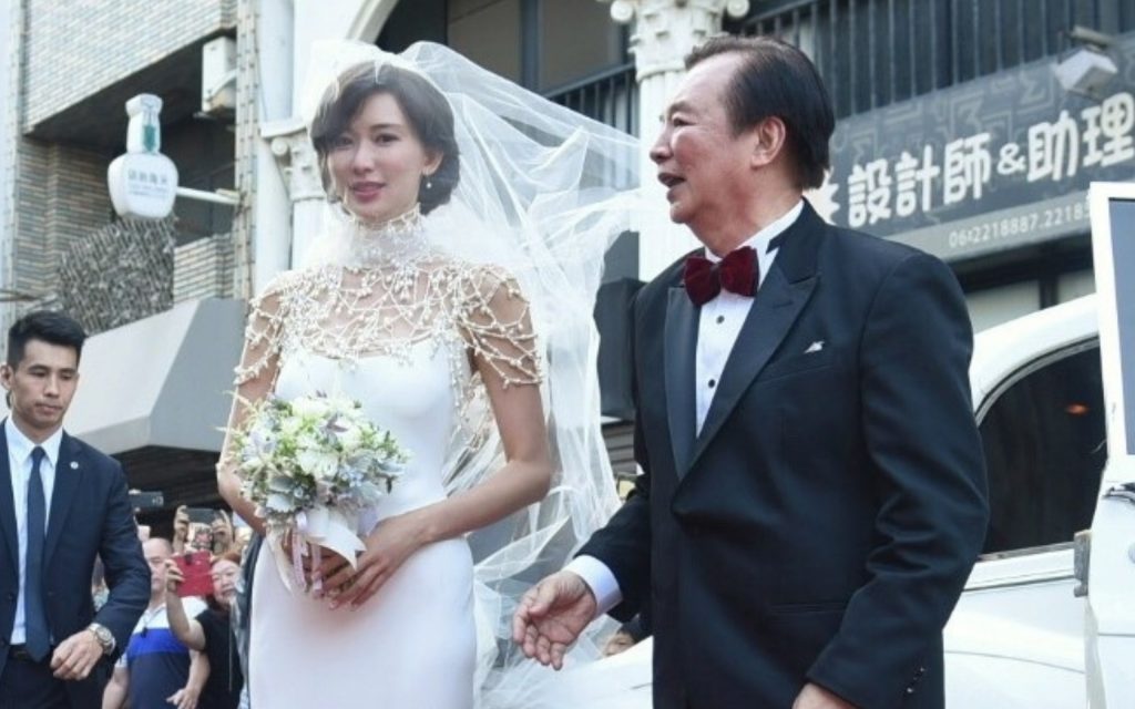 ▲林志玲與Akira結婚。（圖／陳明安攝影）