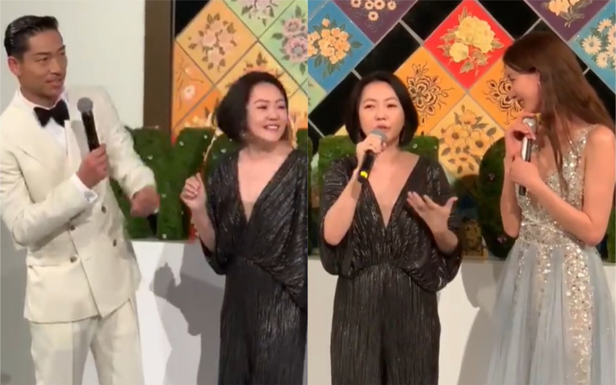 ▲被小S問AKIRA的私秘問題，林志玲巧妙接招。（圖／臉書）