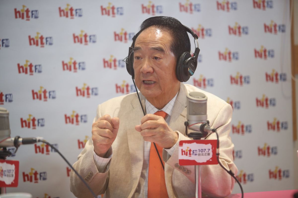 ▲親民黨總統參選人宋楚瑜19日接受廣播節目專訪。（圖／宋楚瑜競選辦公室提供, 2019.11.19）