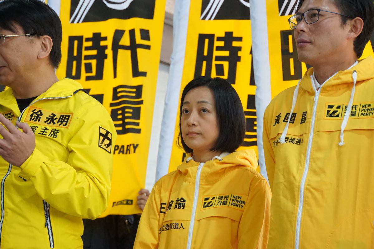 ▲時力不分區立委名單，小燈泡媽媽王婉諭列第三位。（圖／記者呂炯昌攝, 2019.11.19）
