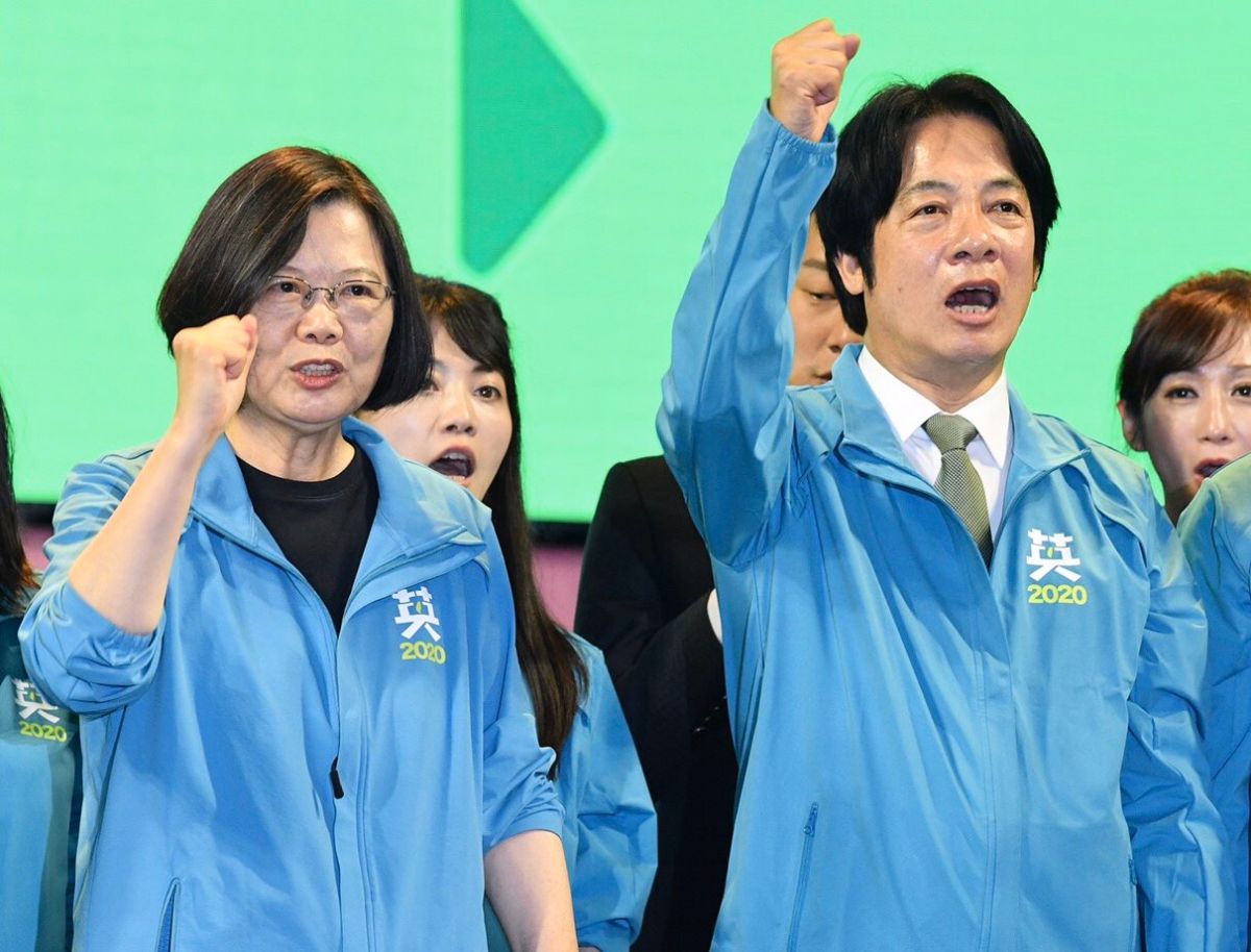 ▲英德配成形，但韓國瑜指出，賴清德民調比蔡英文高了20%，蔡英文要關心賴清德是不是真的想當副手。（圖／記者林柏年攝）