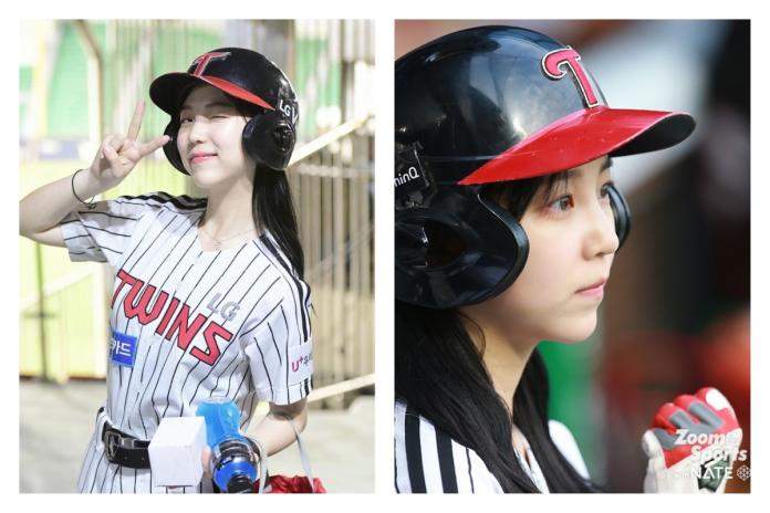 攝影機狂拍！韓國超甜美正妹球僮　網：想跟她一起打棒球
