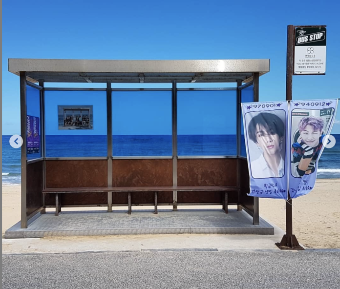 BTS專輯封面的拍攝地公車亭成為粉絲朝聖景點（IG:mangscenario）