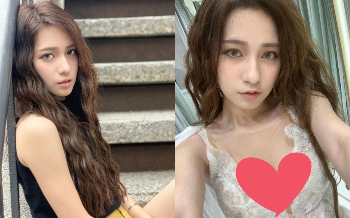 ▲黑男混血女友Lucy試穿婚紗，網友猜測兩人好事將近。（圖／IG）