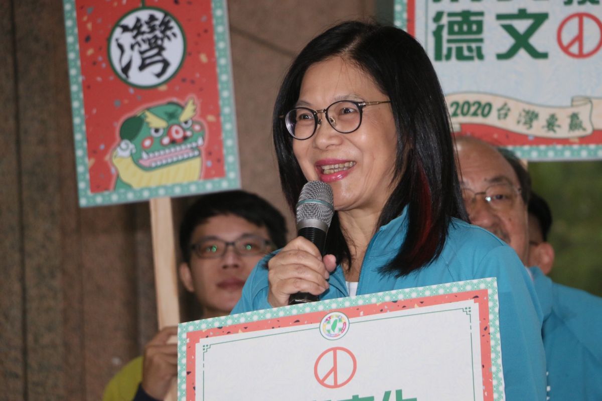 ▲民進黨立委管碧玲表示高雄人對不起台灣，引來韓國瑜競選辦公室不滿。（圖／記者劉育辰攝）