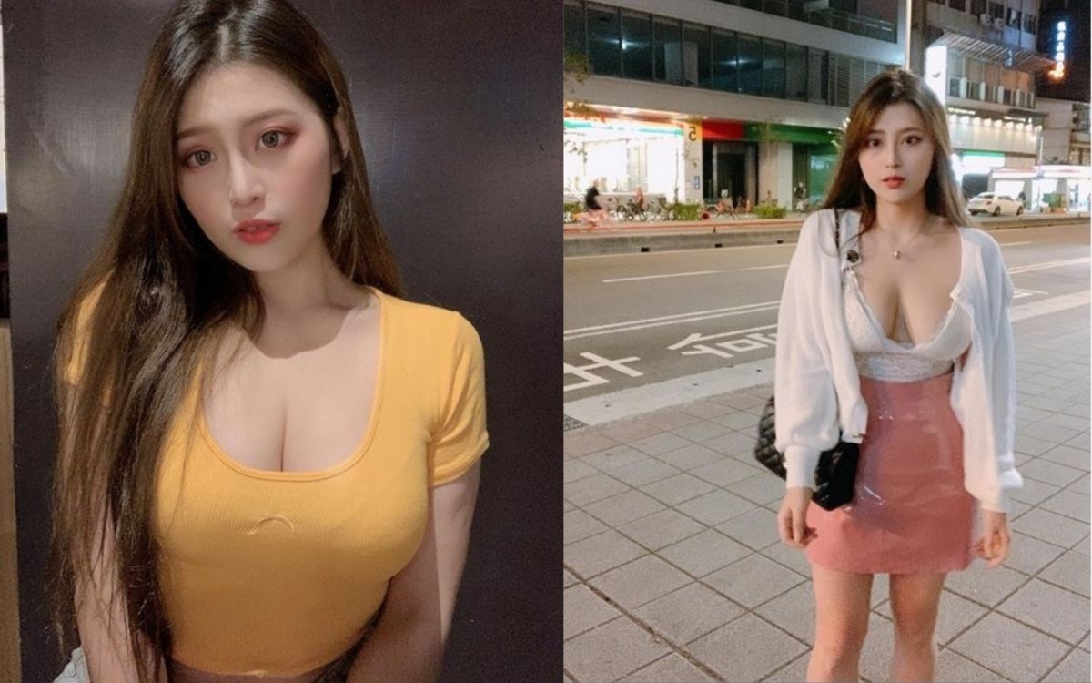 ▲Yumi身穿超心機低胸上衣。（圖／翻攝IG）
