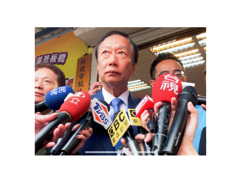 ▲郭台銘今回應，柯講得是實話，並強調他沒有在民眾黨和親民黨間「雙邊押寶」。（圖／記者宋原彰攝，2019.11.20）