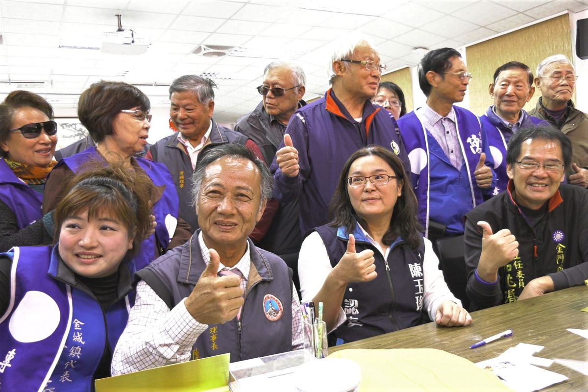 ▲面對「陳福海、陳滄江」雙陳夾殺，陳玉珍向二位前輩喊話「讓年輕人來拚」。（圖／蔡若喬攝, 2019.11.20）