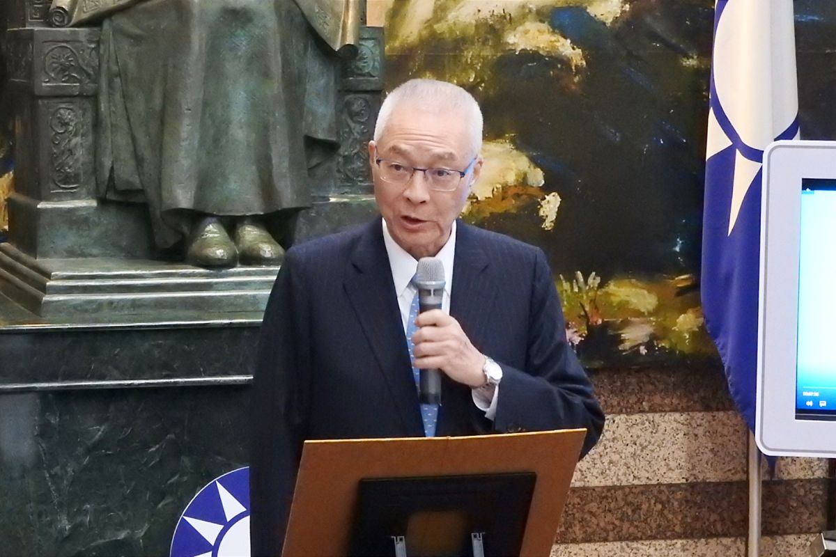 ▲國民黨主席吳敦義。（圖 / 記者陳弘志攝）