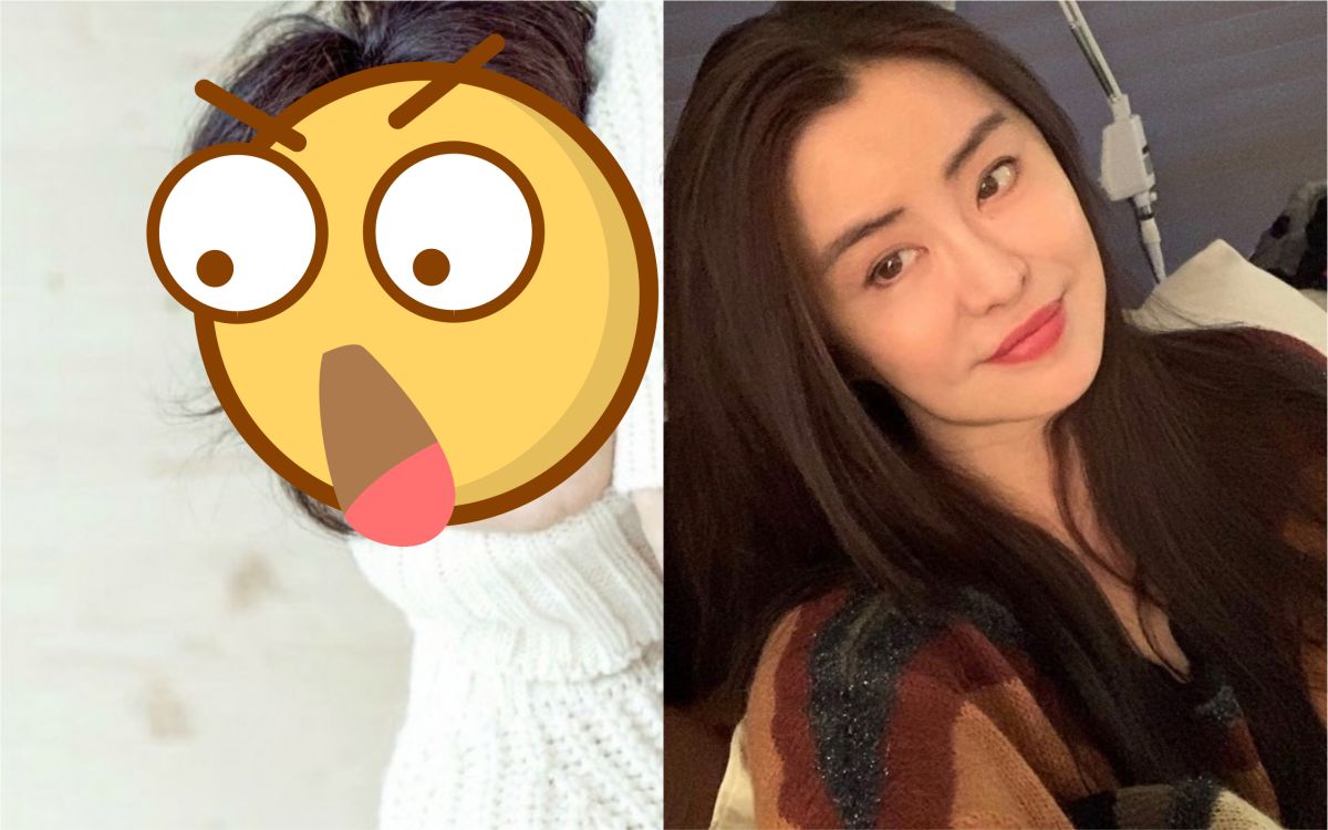 ▲王祖賢自拍撞臉昔日玉女掌門人。（圖／翻攝微博）