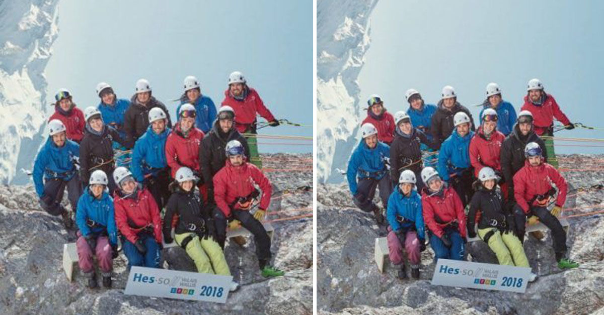 ▲大學生合照全網瘋傳！「超狂真相」曝光。（圖／翻攝自臉書）