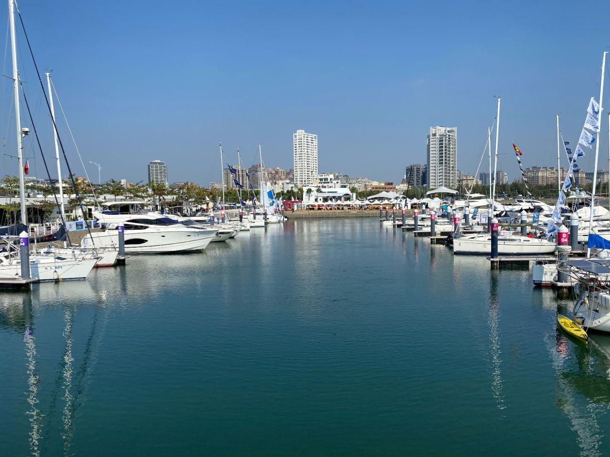 ▲「台南安平遊艇展」22日在安平亞果遊艇碼頭登場。（圖／記者陳聖璋攝，2019.11.22）