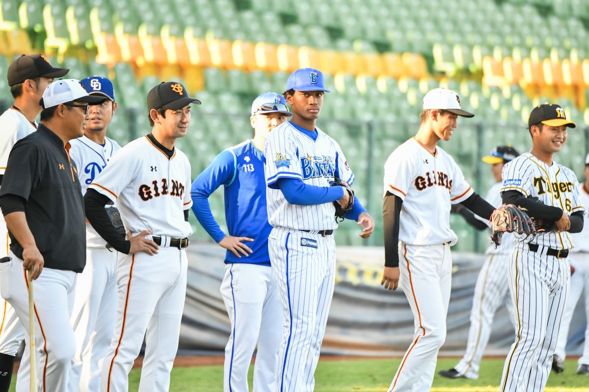 ▲冬季聯盟日本職棒白隊。（圖／中職提供）