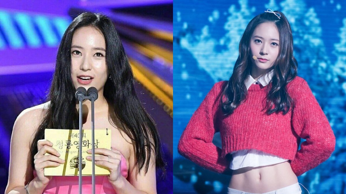 ▲Krystal氣質冷豔，被粉絲們封為「冰山公主」，近來被網友發現她似乎發胖走鐘。（圖／翻攝韓網、微博）