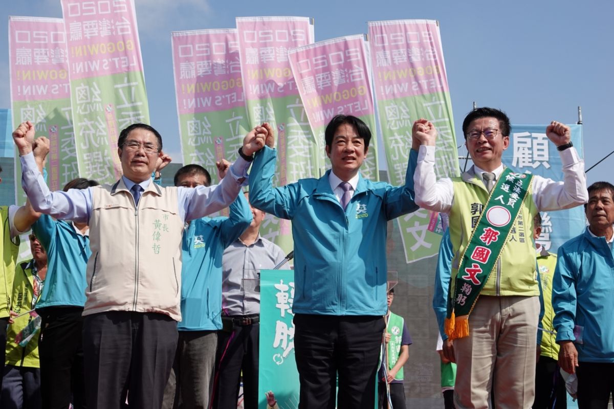 ▲賴清德強調，韓流並未消失，雖換了候選人，但仍是同一個陣營。（圖／郭國文競選總部）