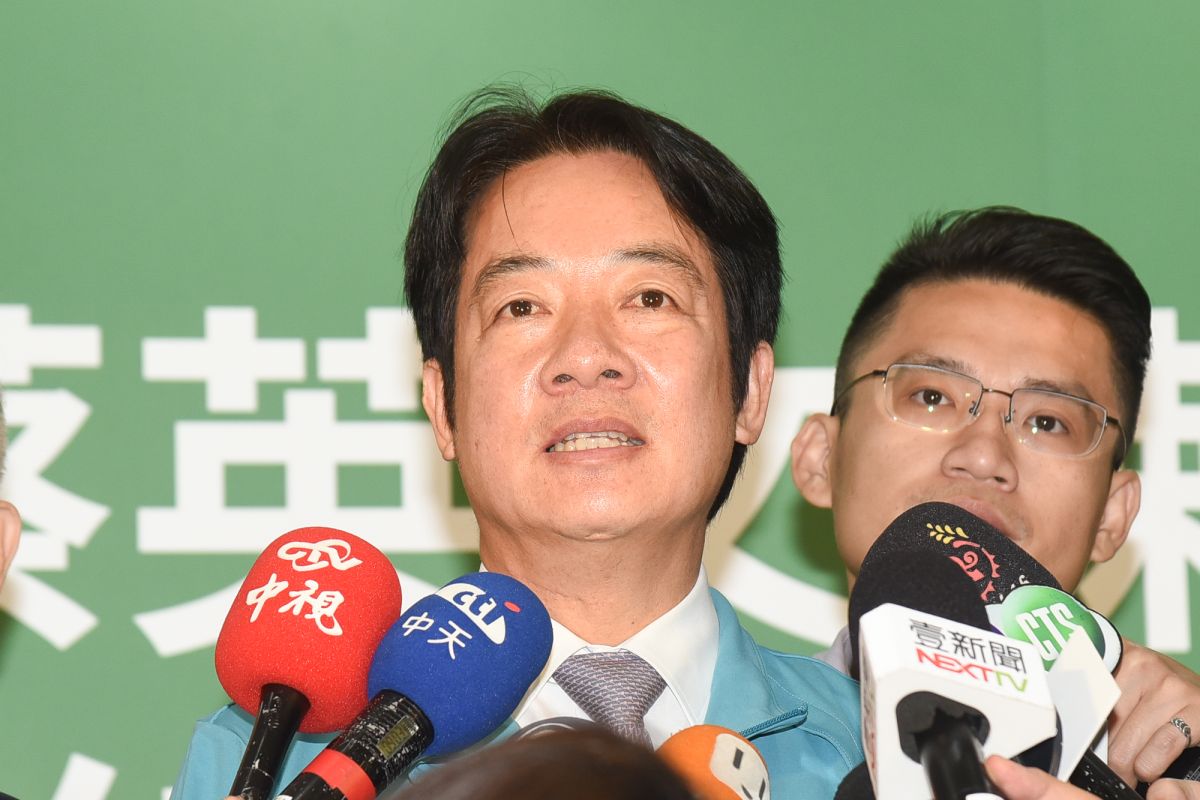 ▲民進黨提名副總統參選人賴清德。（圖／記者陳明安攝）