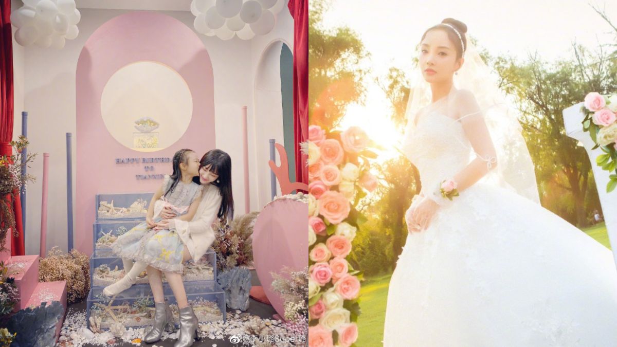 ▲李小璐時常曬出與女兒的親蜜合照。（圖／翻攝微博）