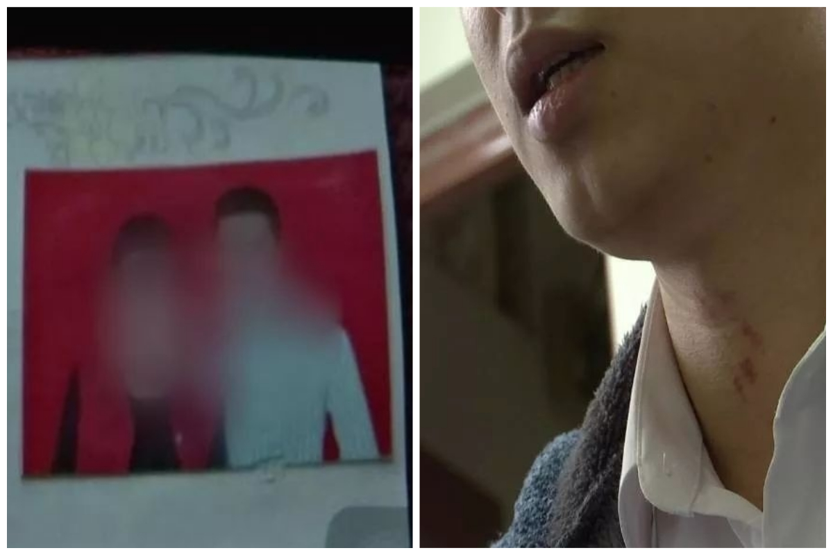 ▲睡夢中突遭 6 名男子闖入，吳姓男子（右）才知女友早已跟別人結婚。（合成圖／翻攝自南國今報）