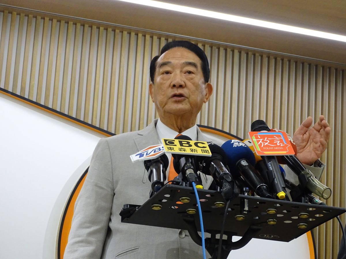 ▲親民黨總統參選人宋楚瑜。（圖／記者呂炯昌攝, 2019.11.26）