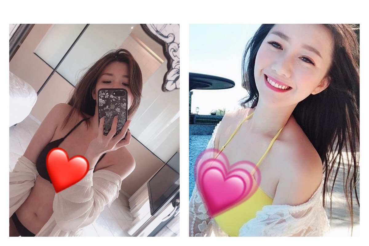 ▲細肩帶撐不住！花店闆娘「銷魂事業線」太禮貌。（圖／翻攝自 iirene822 IG ）