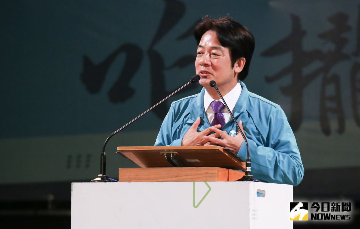 ▲民進黨副總統候選人賴清德出席蔡英文總統、余天立委聯合競選總部成立大會。（圖／記者葉政勳攝 , 2019.11.26）