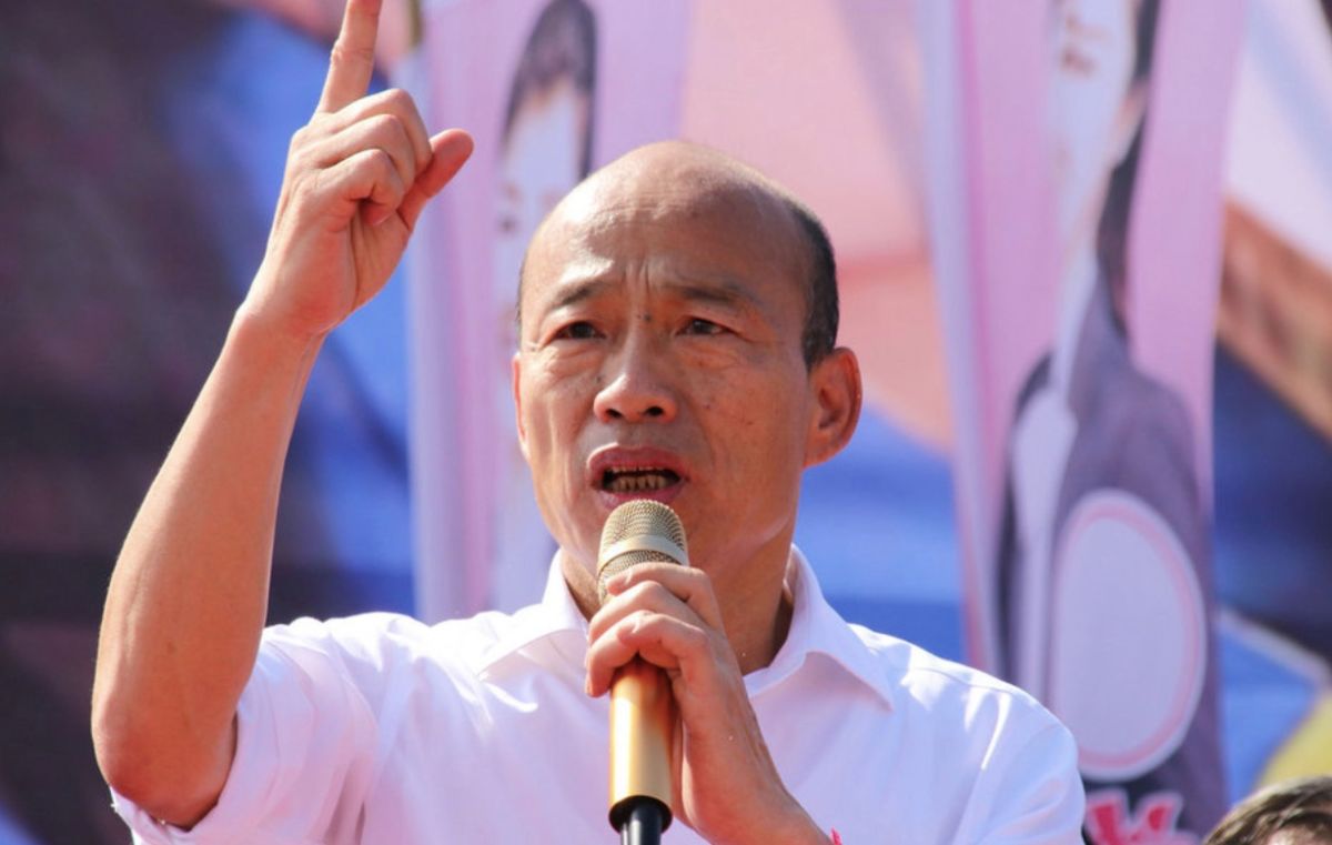 ▲國民黨總統參選人韓國瑜 26 日在跑競選行程時，突然爆出一句：「得民心者得天下、得民調者得痔瘡！」引發爭議。（圖／中央社資料圖片）