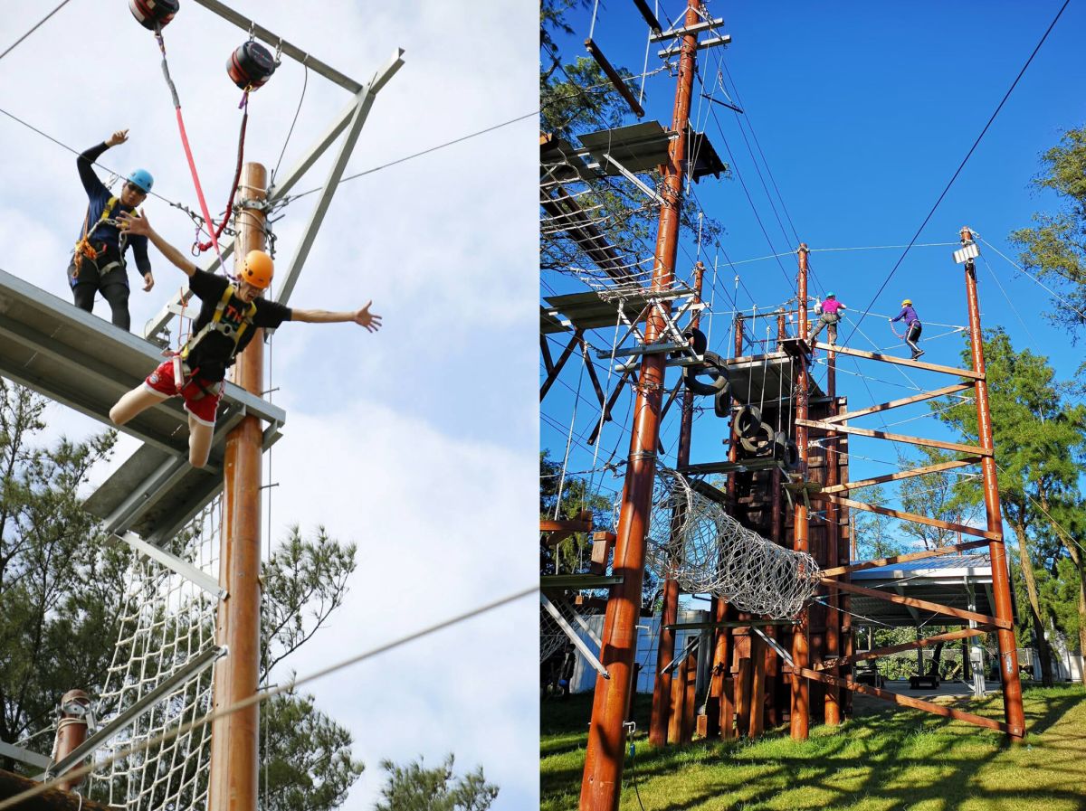 ▲桃園市府青年局推出二天一夜四大主題秋冬快閃方案，即日起至明年1月底，住宿加園區1日體驗再加4餐，報名費只要1800元起，歡迎喜歡刺激的民眾來挑戰。（圖／桃園市青年局提供）